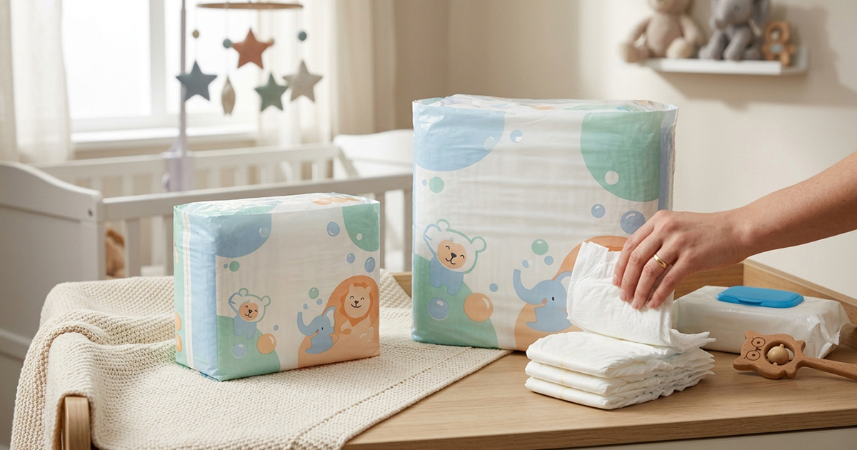 ¿Es mejor comprar pañales en pack grande?
